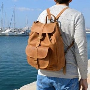 Large Leather Backpack LAST PRICE DROP